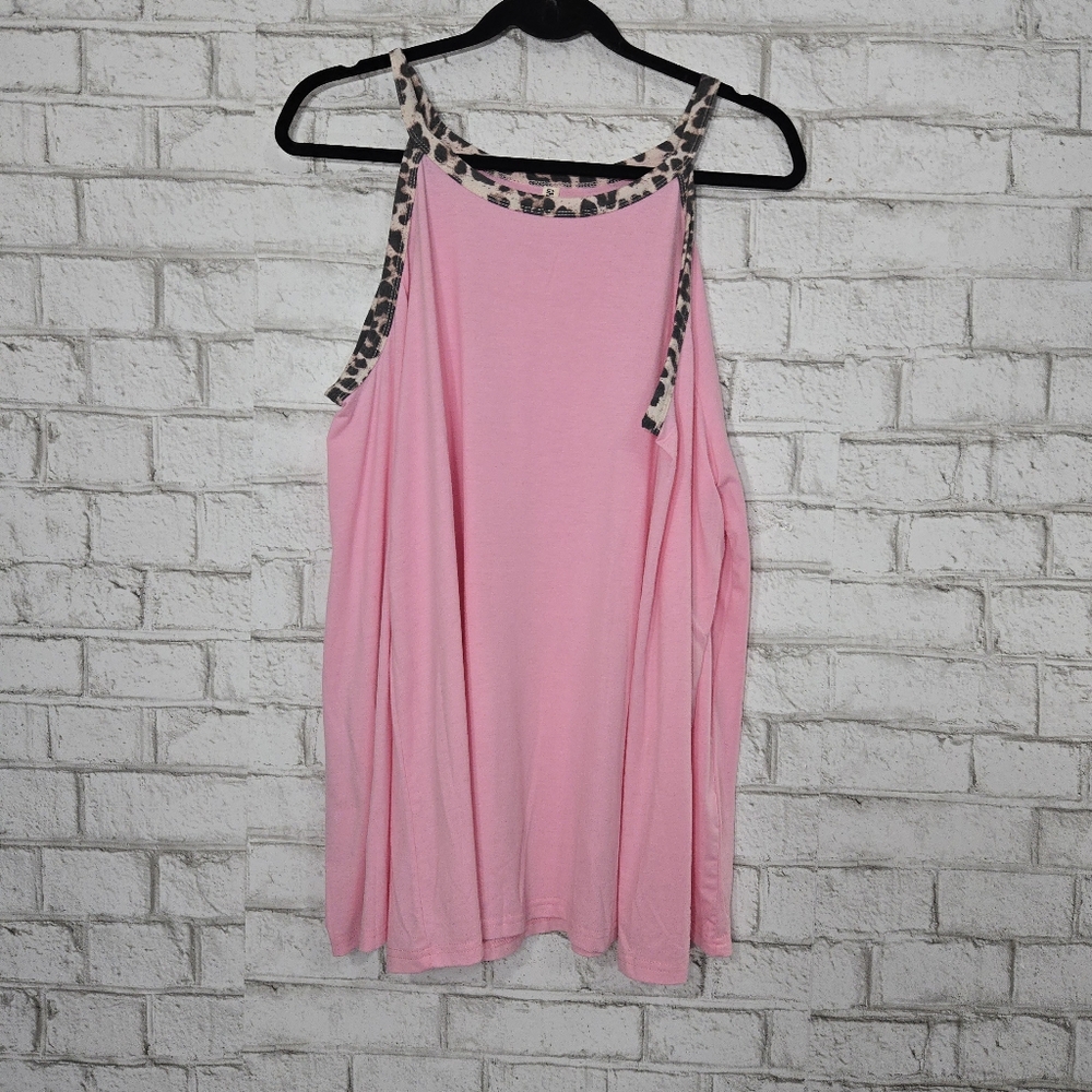 Pink open shoulder long sleeve top